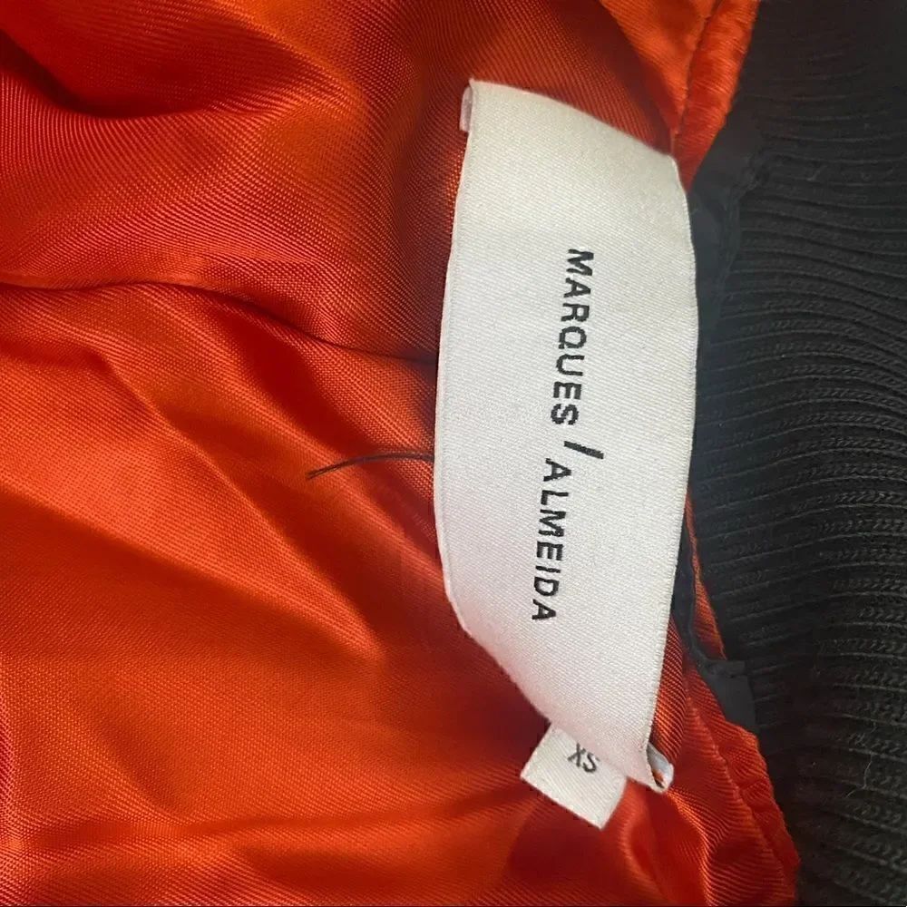 Marquesalmeida Convertible Cropped Shell And Ribbed-Knit Bomber Jacket#7 — image 8 of 8